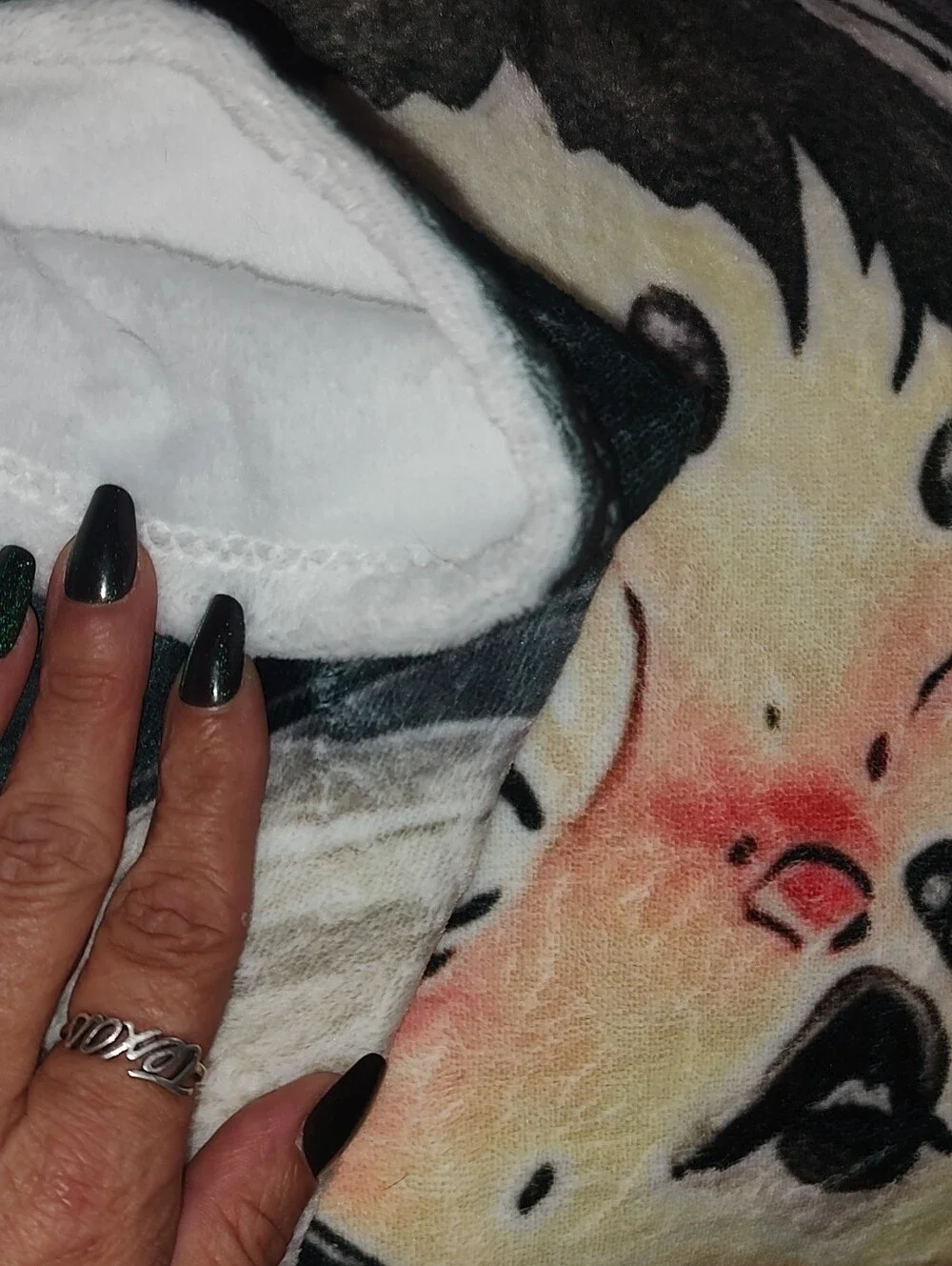 New! Skull Panda Twin Size Blanket